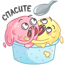 Стикер Крошки-морожки #10 ВКонтакте