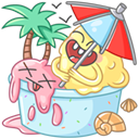 Стикер Крошки-морожки #14 ВКонтакте