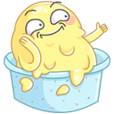 Стикер Крошки-морожки #24 ВКонтакте