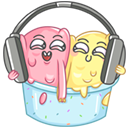 Стикер Крошки-морожки #27 ВКонтакте