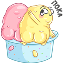 Стикер Крошки-морожки #48 ВКонтакте