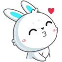 Стикер Кролик Олег #4 ВКонтакте