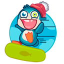 Стикер Лу и Теодор #12 ВКонтакте