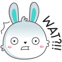 Стикер Кролик Олег #10 ВКонтакте