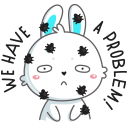 Стикер Кролик Олег #27 ВКонтакте