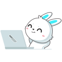 Стикер Кролик Олег #31 ВКонтакте