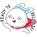 Стикер Кролик Олег #36 ВКонтакте