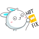 Стикер Кролик Олег #44 ВКонтакте