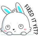 Стикер Кролик Олег #57 ВКонтакте