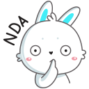 Стикер Кролик Олег #59 ВКонтакте