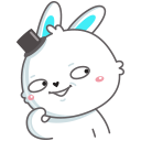 Стикер Кролик Олег #60 ВКонтакте