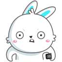 Стикер Кролик Олег #68 ВКонтакте