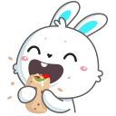 Стикер Кролик Олег #70 ВКонтакте