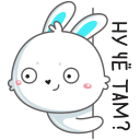 Стикер Кролик Олег #74 ВКонтакте