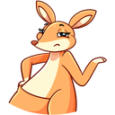 Стикер Оливия #2 ВКонтакте