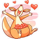 Стикер Оливия #3 ВКонтакте