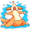 Стикер Оливия #28 ВКонтакте