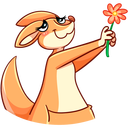 Стикер Оливия #29 ВКонтакте