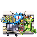 Стикер Лягуш и Квакуша #18 ВКонтакте