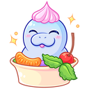 Стикер Ламантин #4 ВКонтакте