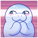 Стикер Ламантин #8 ВКонтакте