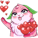 Стикер Пинки #12 ВКонтакте