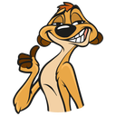 Стикер Тимон и Пумба #7 ВКонтакте