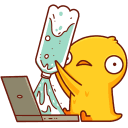 Стикер Хвостик #2 ВКонтакте