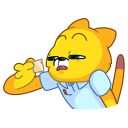 Стикер Классный Кот #26 ВКонтакте