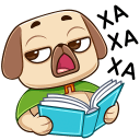 Стикер Сэр Лансемопс #27 ВКонтакте