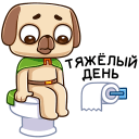 Стикер Сэр Лансемопс #34 ВКонтакте