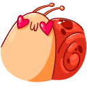 Стикер Улитка Генри #2 ВКонтакте