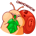 Стикер Улитка Генри #4 ВКонтакте