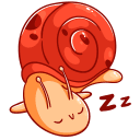 Стикер Улитка Генри #6 ВКонтакте