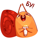 Стикер Улитка Генри #30 ВКонтакте