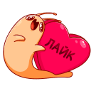 Стикер Улитка Генри #45 ВКонтакте