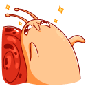 Стикер Улитка Генри #46 ВКонтакте