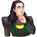 Стикер Локи #1 ВКонтакте