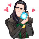 Стикер Локи #2 ВКонтакте