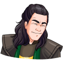 Стикер Локи #19 ВКонтакте