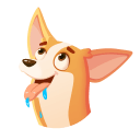 Стикер Бублик #7 ВКонтакте