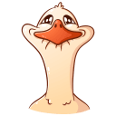 Стикер Гусь Федька #4 ВКонтакте