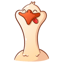 Стикер Гусь Федька #8 ВКонтакте