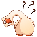 Стикер Гусь Федька #10 ВКонтакте