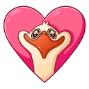 Стикер Гусь Федька #28 ВКонтакте