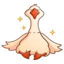 Стикер Гусь Федька #36 ВКонтакте