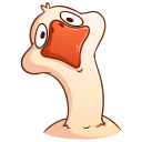 Стикер Гусь Федька #38 ВКонтакте