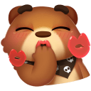 Стикер Мишка Мотя #9 ВКонтакте
