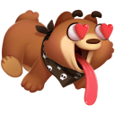 Стикер Мишка Мотя #10 ВКонтакте