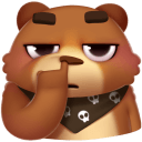 Стикер Мишка Мотя #20 ВКонтакте